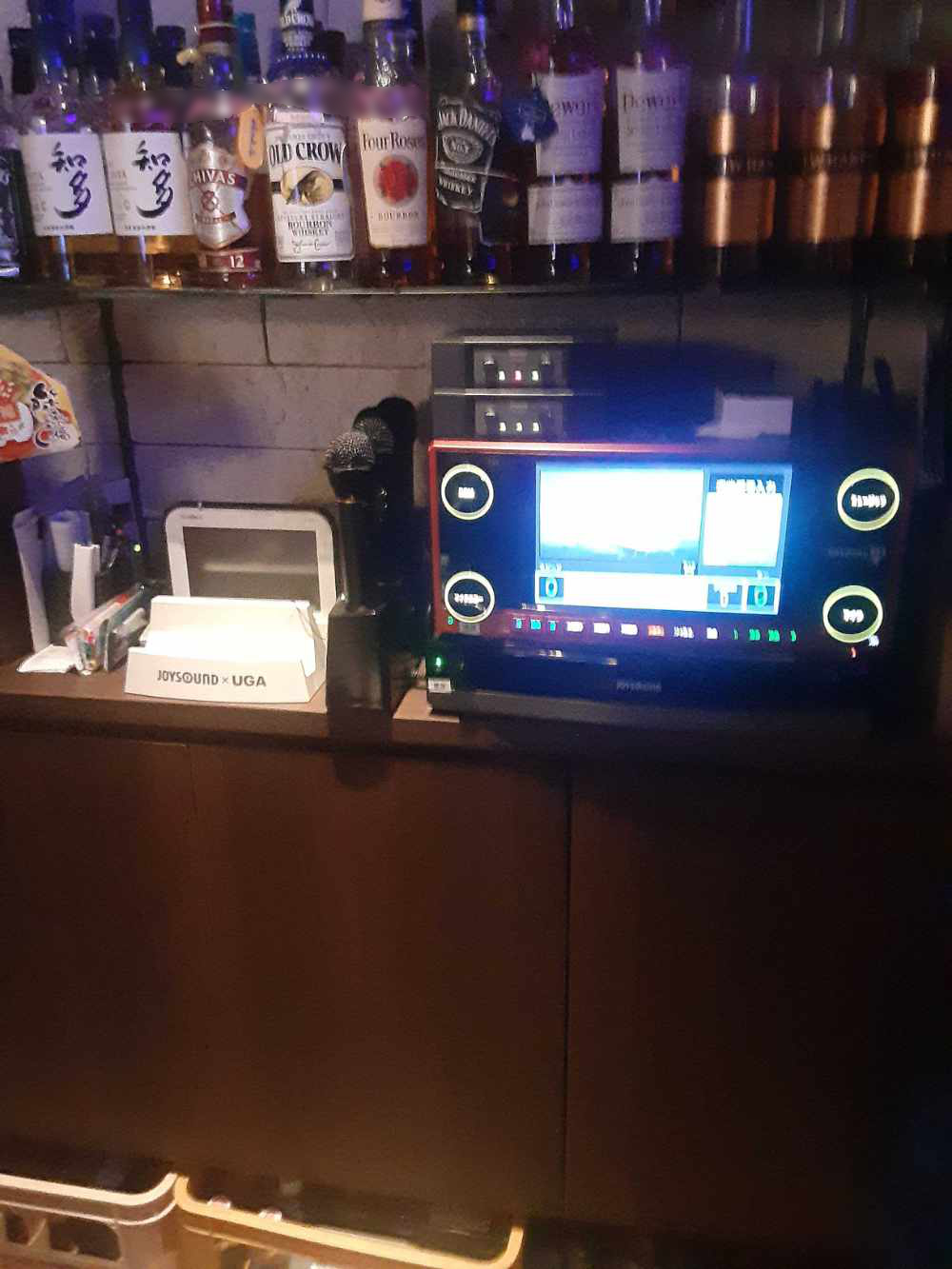 大阪府のスナックでのカラオケ設置写真3：店名非公開様