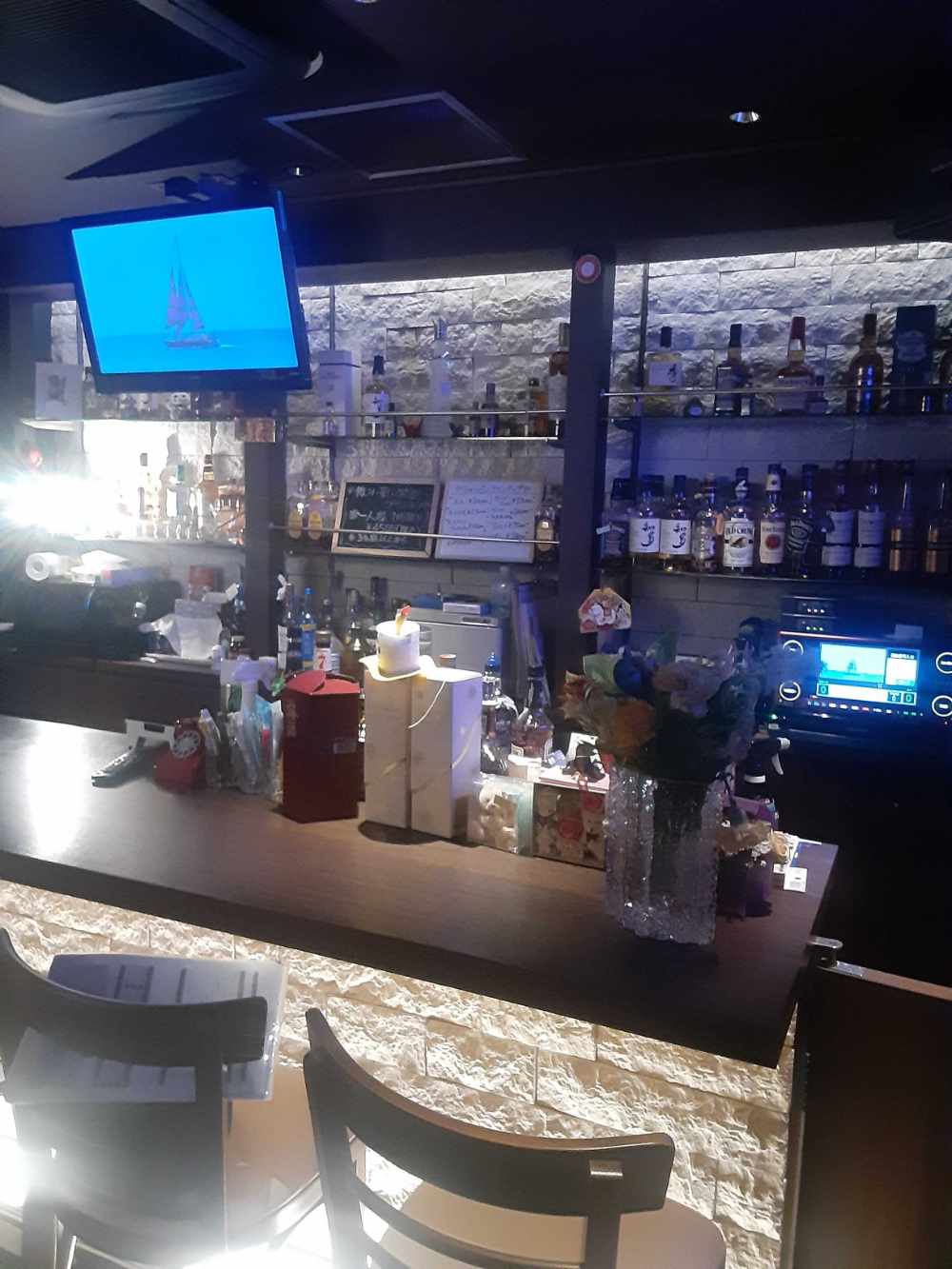 大阪府のスナックでのカラオケ設置写真2：店名非公開様