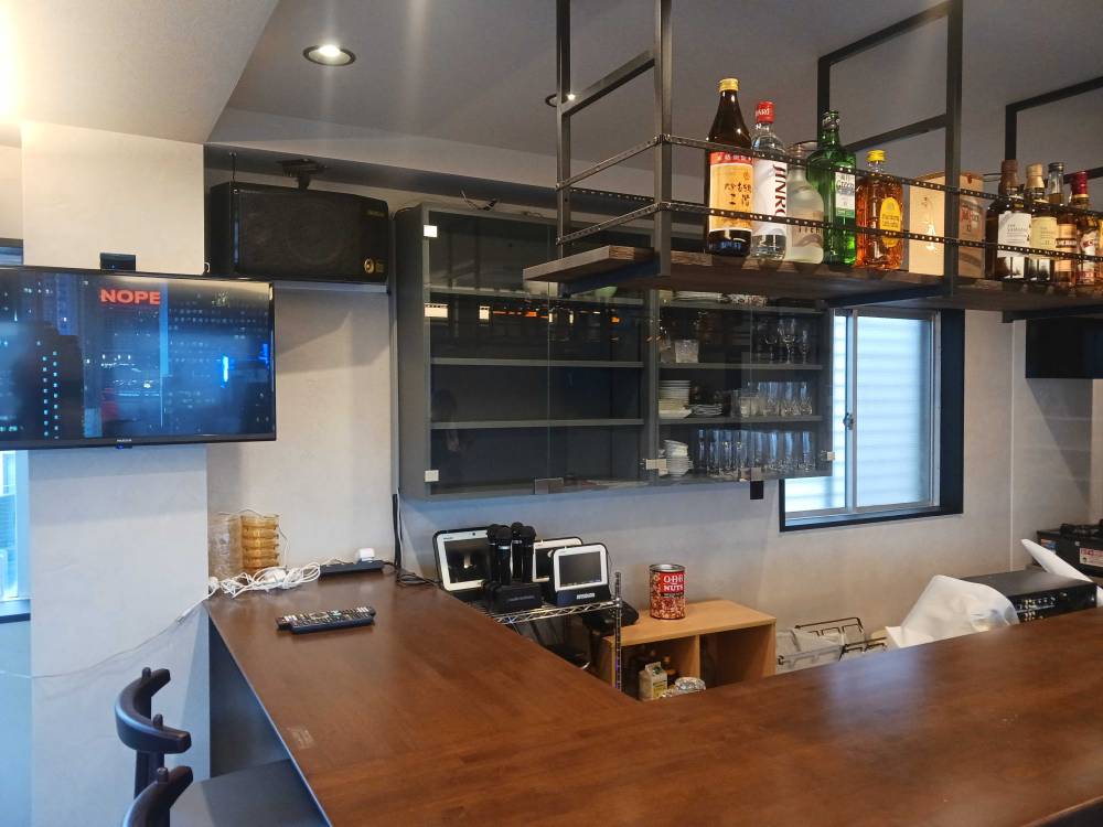 東京都国立市のスナックでのカラオケ設置写真2：カラオケBar 酔夢様